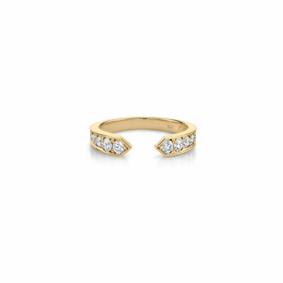 Rings Lizzie Mandler | Diamond Chevron Ring