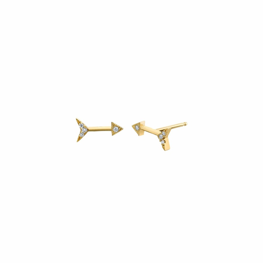 Ready To Ship Lizzie Mandler | Mini Arrow Stud