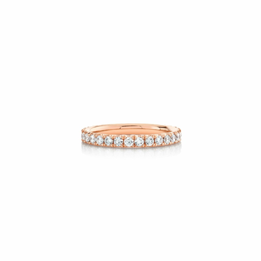 Rings Lizzie Mandler | U Set Pave Eternity Band 2.5Mm