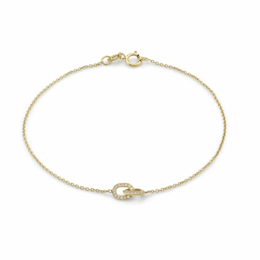 Bracelets Lizzie Mandler | Pave Xs Linked Bracelet