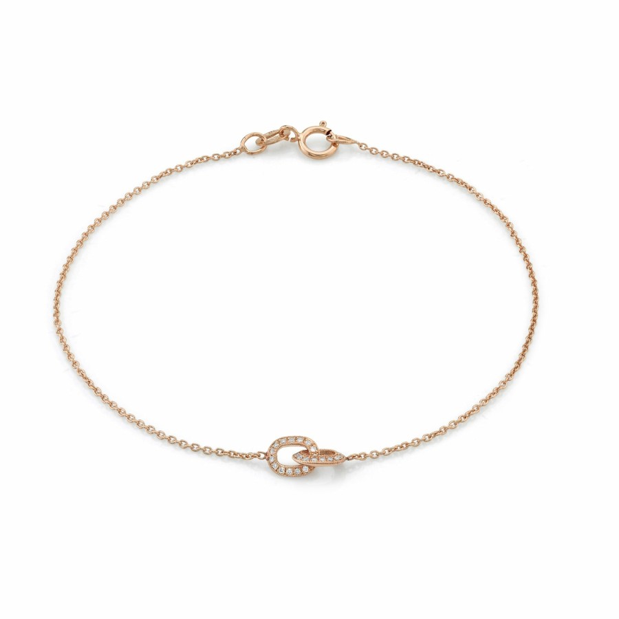 Bracelets Lizzie Mandler | Pave Xs Linked Bracelet