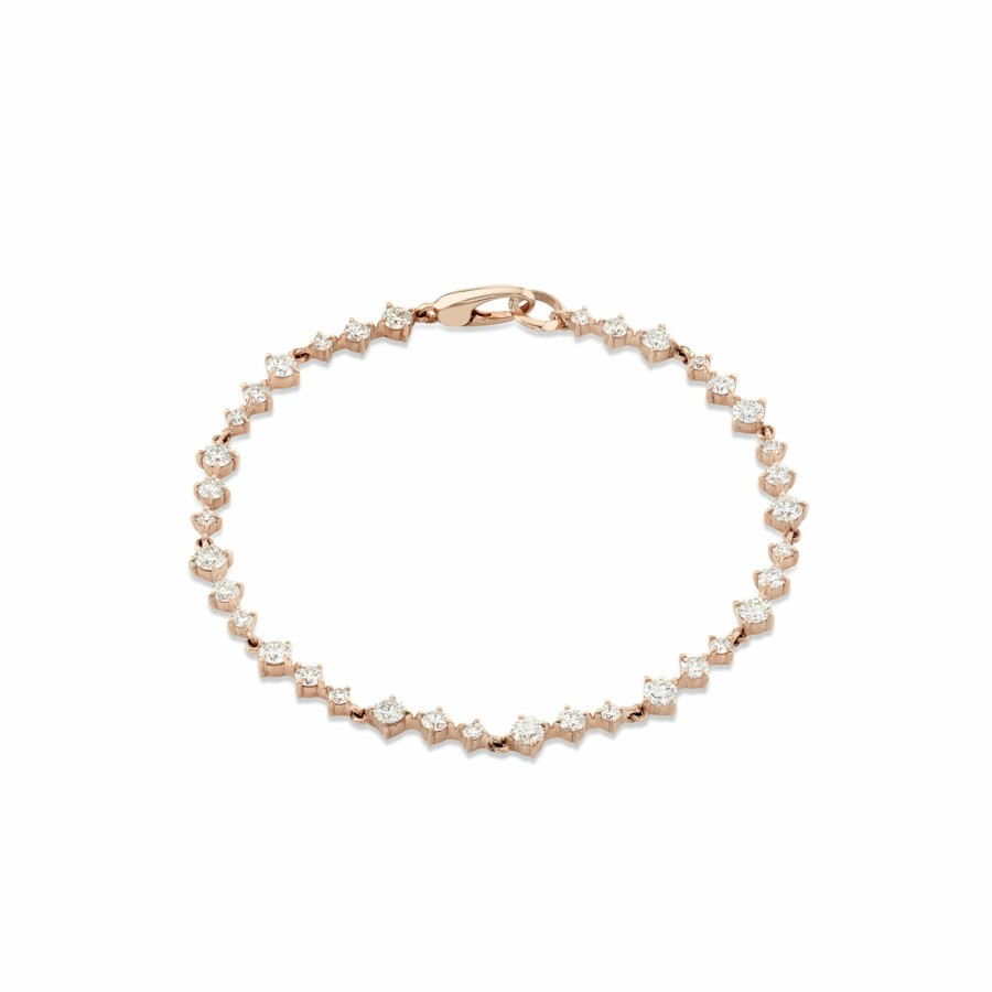 Bracelets Lizzie Mandler | Eclat Wave Diamond Tennis Bracelet