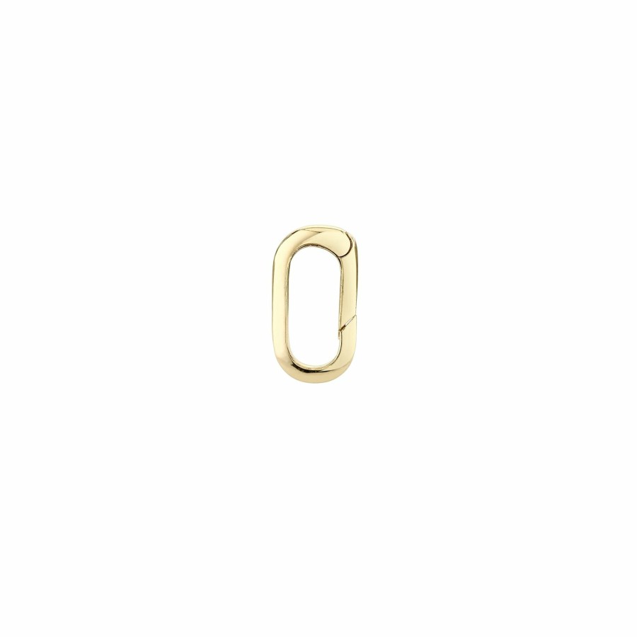 Ready To Ship Lizzie Mandler | Small Charm Clip Yellow Gold / Plain