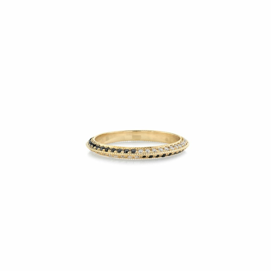 Ready To Ship Lizzie Mandler | Othello Split Knife Edge Ring Yellow Gold