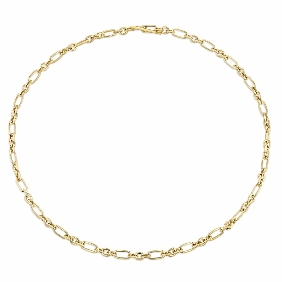 Necklaces Lizzie Mandler | Figaro Chain Necklace