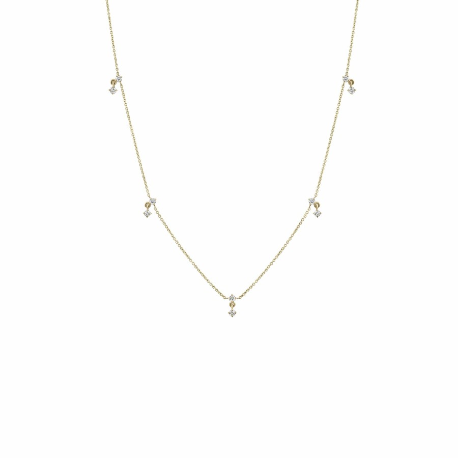 Necklaces Lizzie Mandler | Eclat Diamond Station Necklace