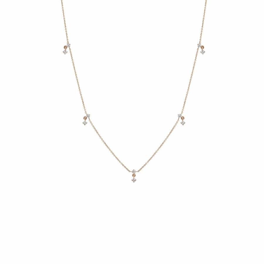 Necklaces Lizzie Mandler | Eclat Diamond Station Necklace