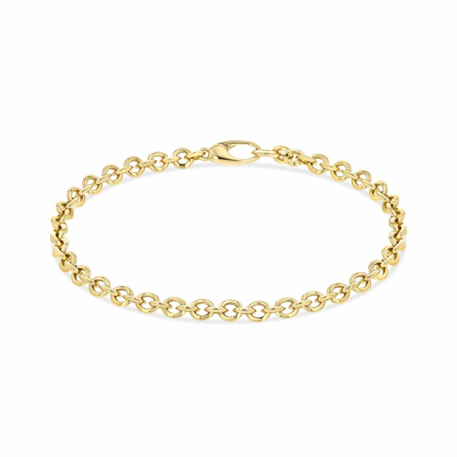 Ready To Ship Lizzie Mandler | Micro Chain Bracelet Yellow Gold