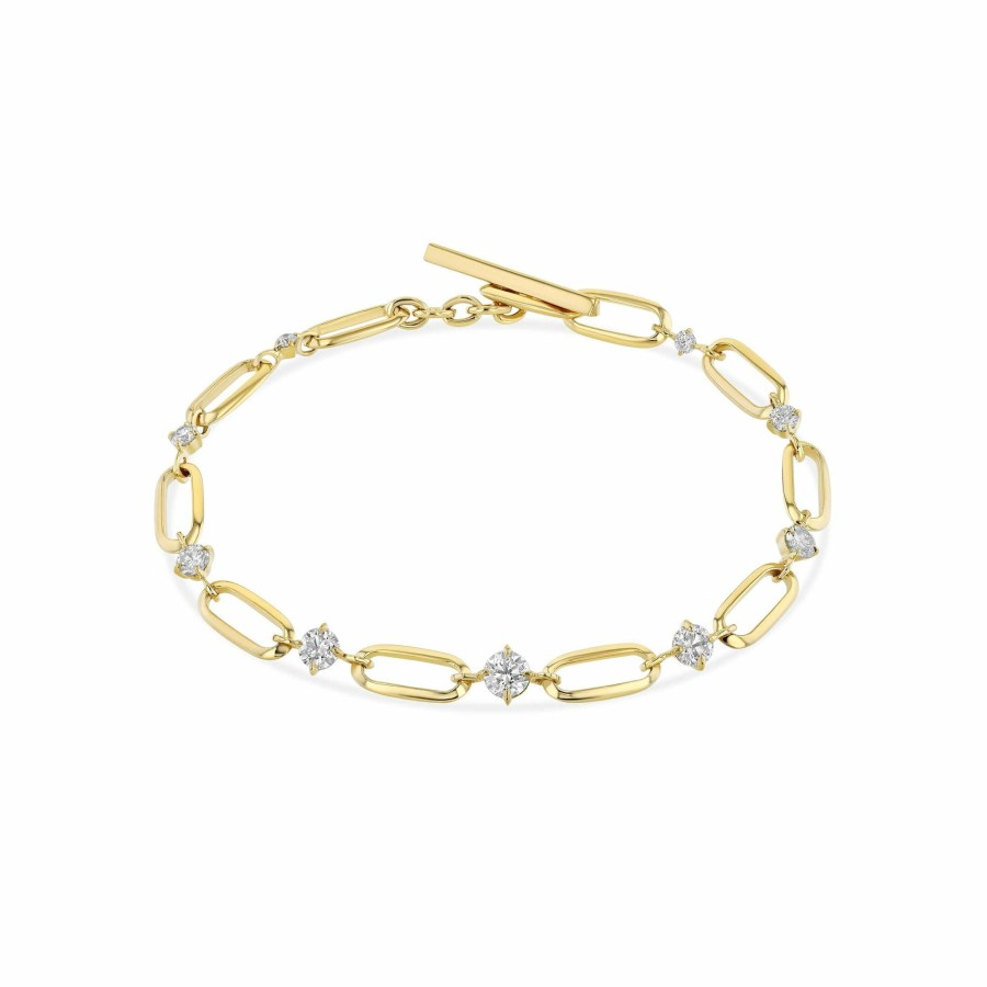 Bracelets Lizzie Mandler | Og Link + Graduated Diamond Bracelet