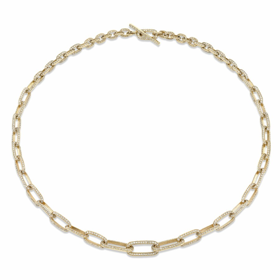 Necklaces Lizzie Mandler | Pave Graduated Choker