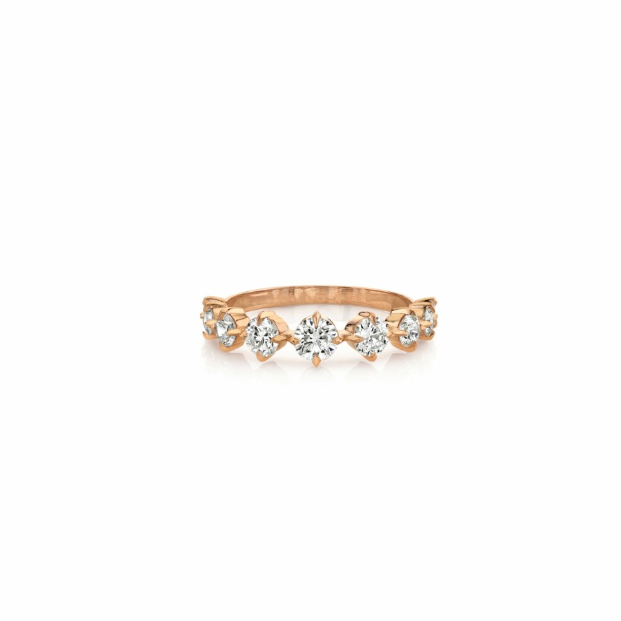 Rings Lizzie Mandler | Eclat Graduated Diamond Band