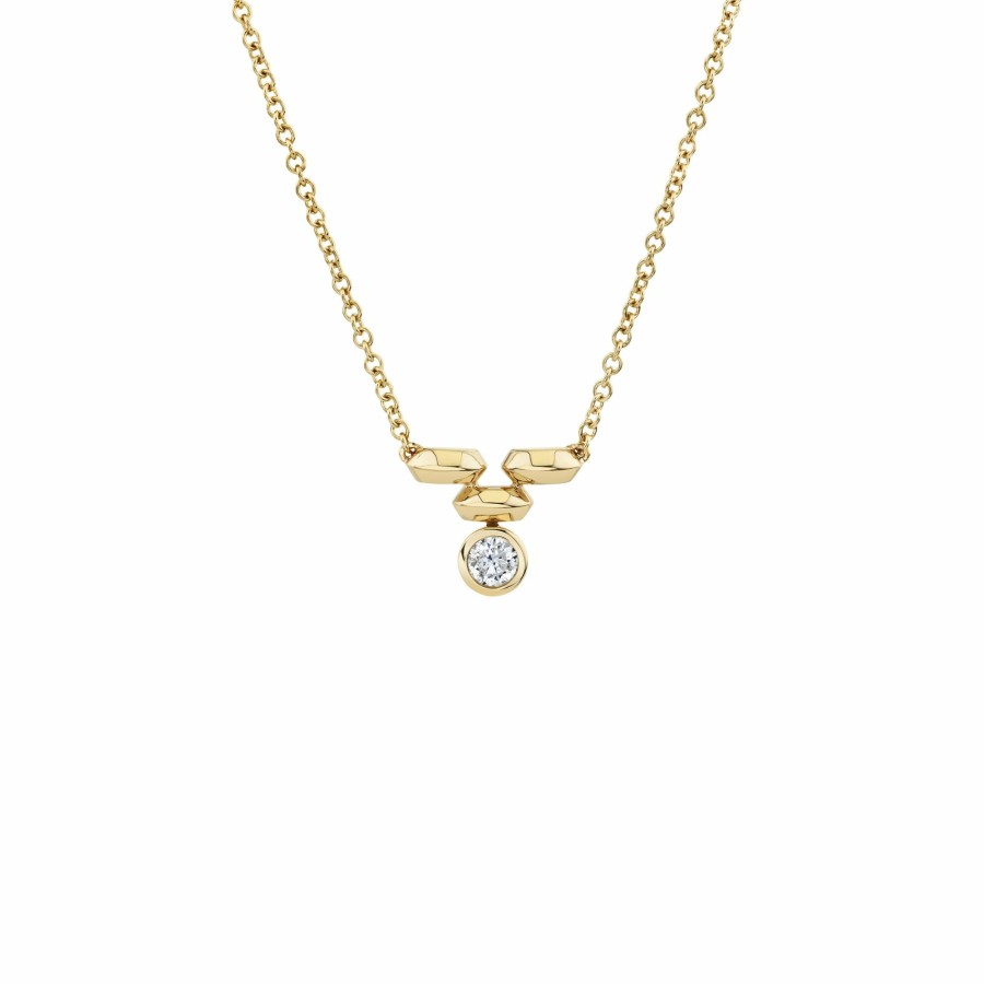 Necklaces Lizzie Mandler | Diamond Cleo Pendant