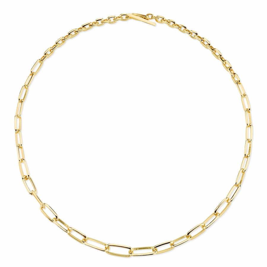 Ready To Ship Lizzie Mandler | Graduating Links Choker Yellow Gold