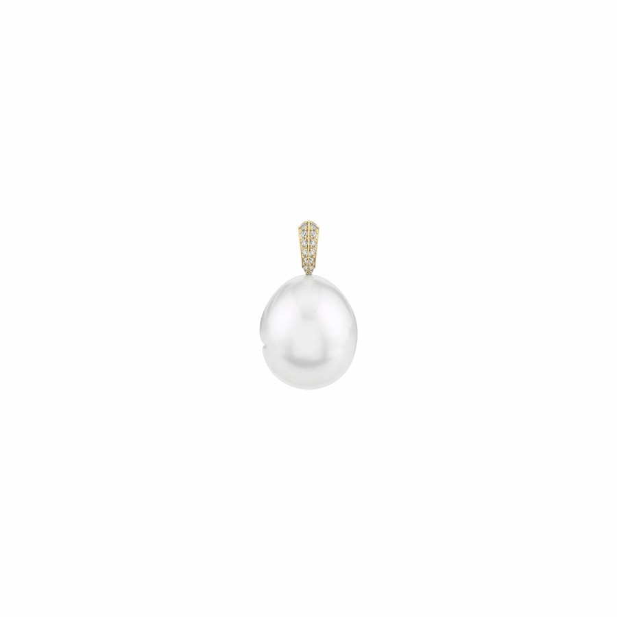 Charms Lizzie Mandler | White Baroque Pearl Charm