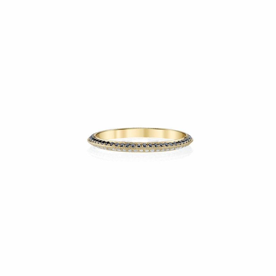 Ready To Ship Lizzie Mandler | Petite Othello Knife Edge Ring Yellow Gold