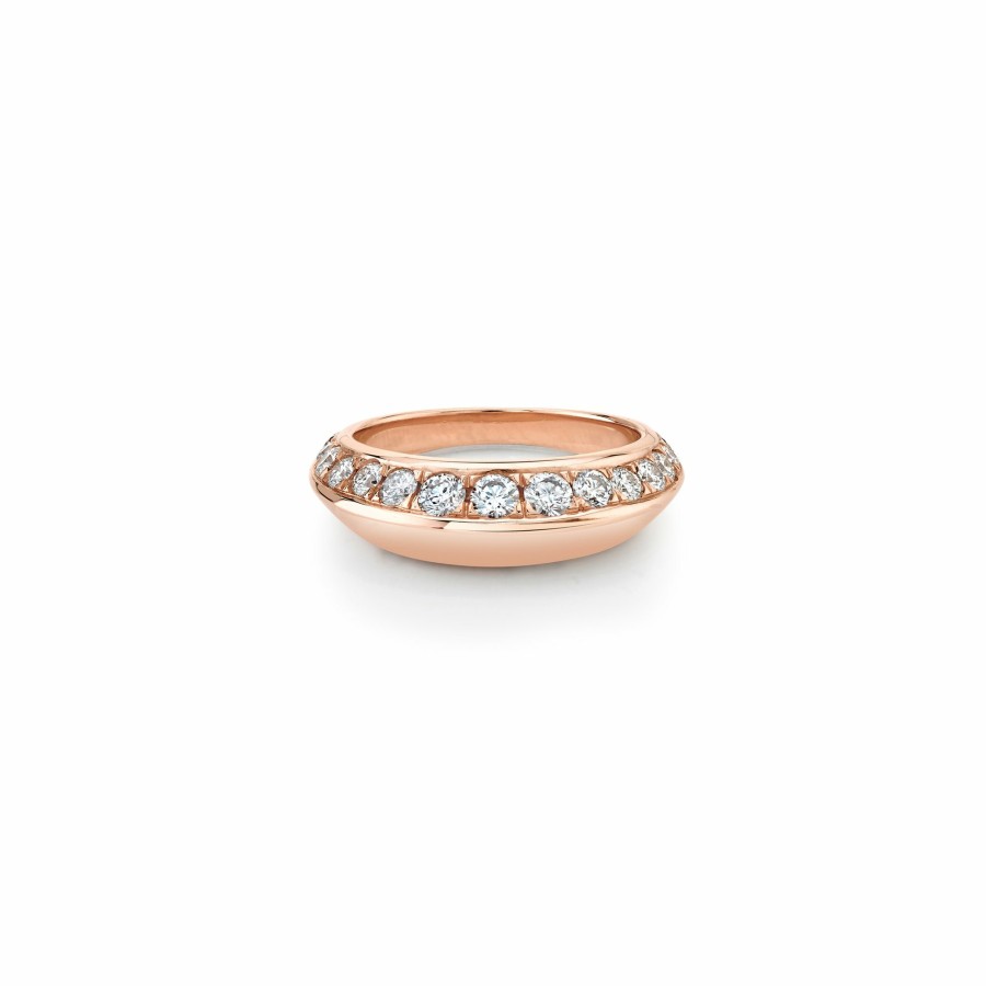 Rings Lizzie Mandler | Pave Crescent Ring