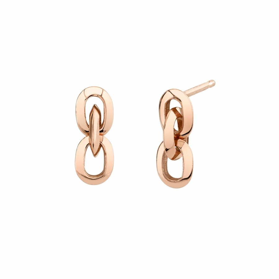 Earrings Lizzie Mandler | 3 Xs Link Drop Earring