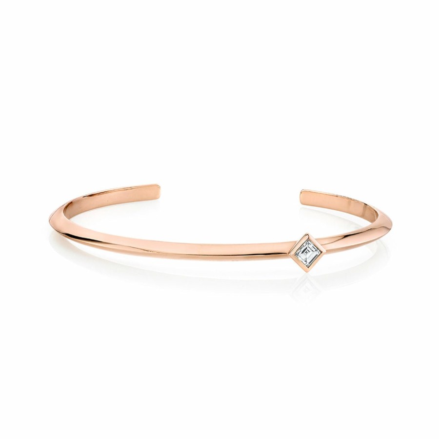 Bracelets Lizzie Mandler | Carre Offset Cuff