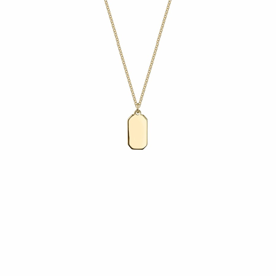 Necklaces Lizzie Mandler | Xs Signature Tag Necklace