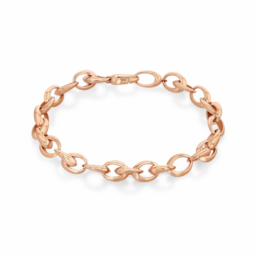 Bracelets Lizzie Mandler | Crescent Link Chain Bracelet